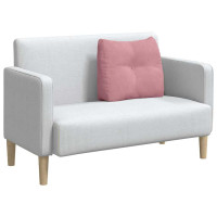 Produktbild för Ryggkudde Rosa 60 x 24 x 50 cm Sammet