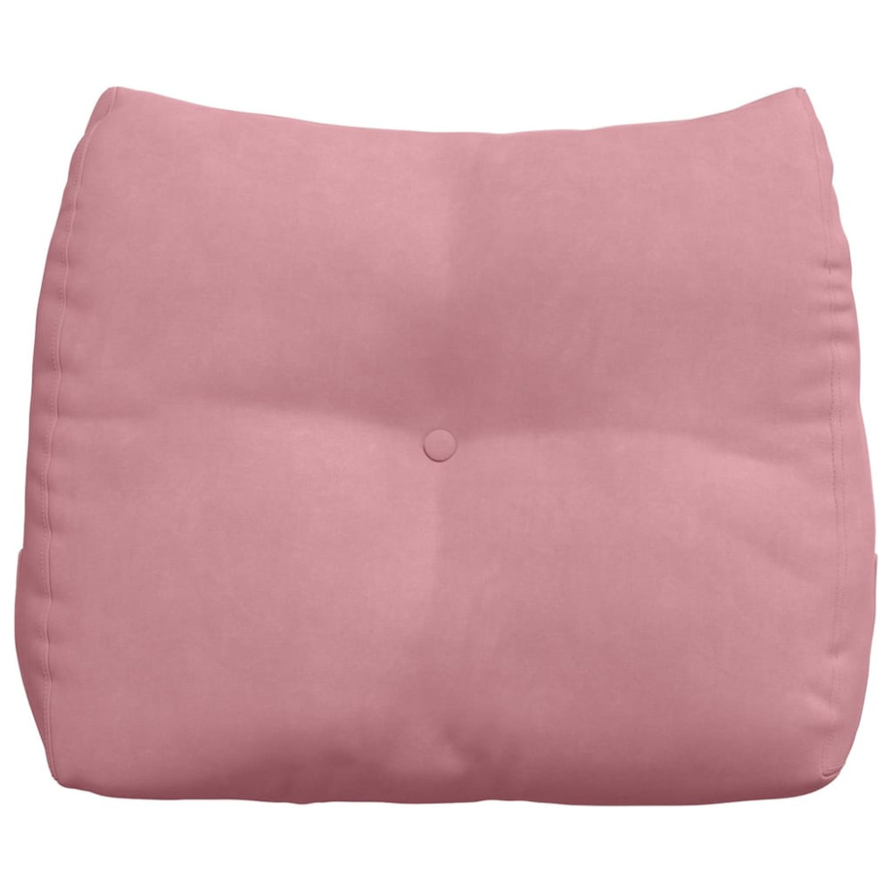 Produktbild för Ryggkudde Rosa 60 x 24 x 50 cm Sammet