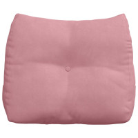 Produktbild för Ryggkudde Rosa 60 x 24 x 50 cm Sammet