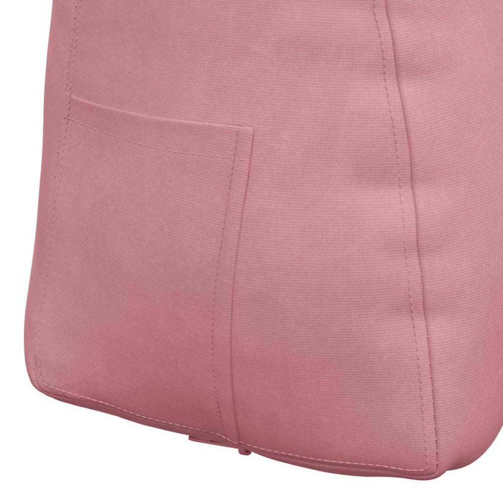 Produktbild för Ryggkudde Rosa 60 x 24 x 50 cm Sammet