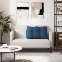 Produktbild för Ryggkudde Blå 80 x 24 x 50 cm tyg