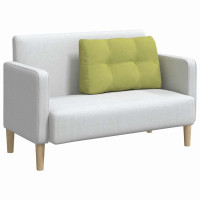 Produktbild för Ryggkudde Ljusgrön 80 x 24 x 50 cm tyg
