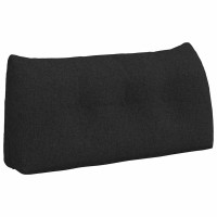 Produktbild för Ryggkudde Svart 100 x 24 x 50 cm tyg
