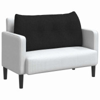 Produktbild för Ryggkudde Svart 100 x 24 x 50 cm tyg