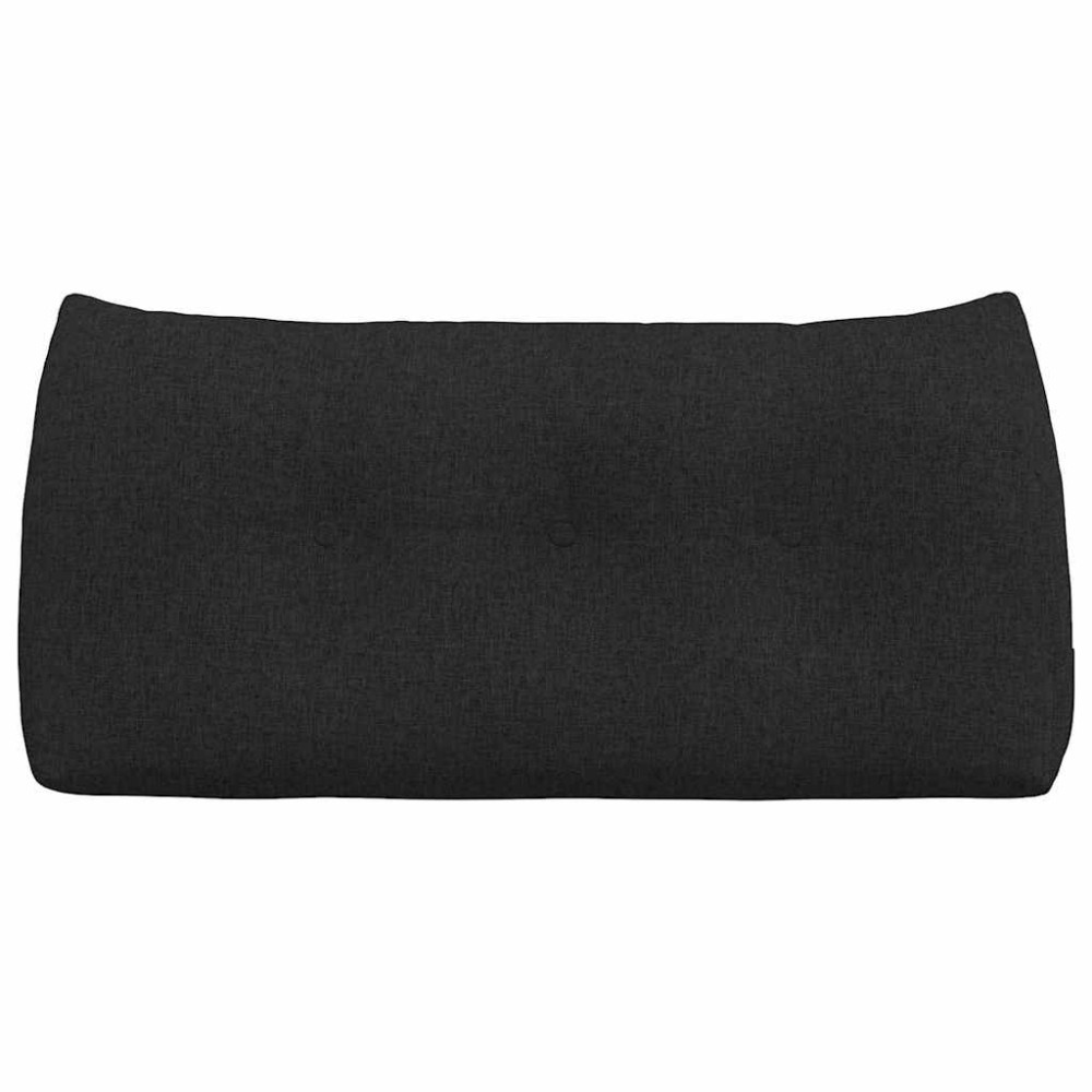 Produktbild för Ryggkudde Svart 100 x 24 x 50 cm tyg