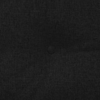 Produktbild för Ryggkudde Svart 100 x 24 x 50 cm tyg