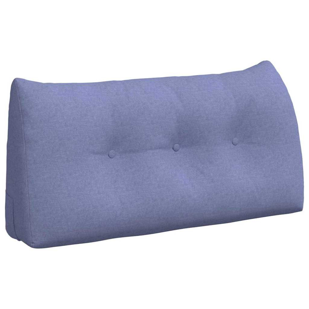 Produktbild för Ryggkudde Jeansblå 100 x 24 x 50 cm tyg