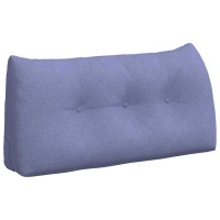 Produktbild för Ryggkudde Jeansblå 100 x 24 x 50 cm tyg