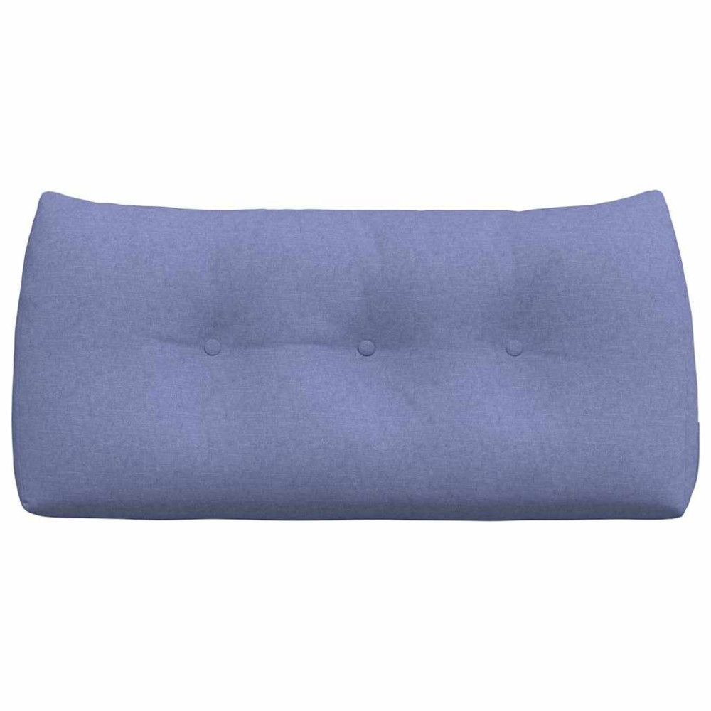 Produktbild för Ryggkudde Jeansblå 100 x 24 x 50 cm tyg