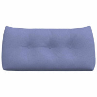 Produktbild för Ryggkudde Jeansblå 100 x 24 x 50 cm tyg