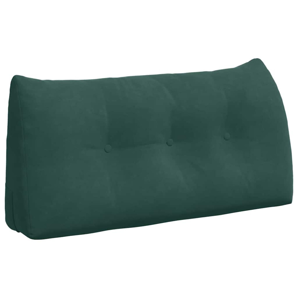 Produktbild för Ryggkudde Mörkgrön 100 x 24 x 50 cm Sammet