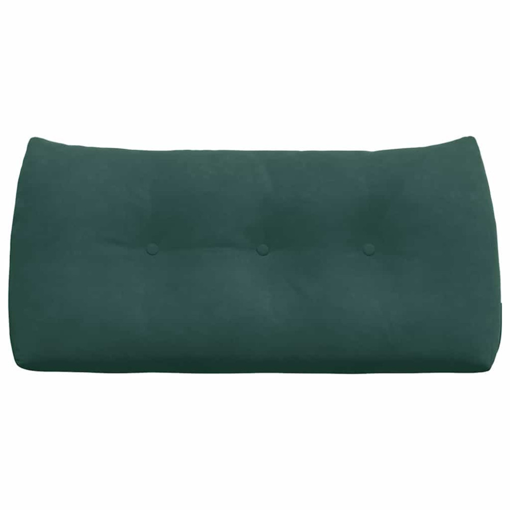 Produktbild för Ryggkudde Mörkgrön 100 x 24 x 50 cm Sammet
