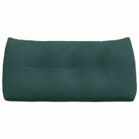 Produktbild för Ryggkudde Mörkgrön 100 x 24 x 50 cm Sammet