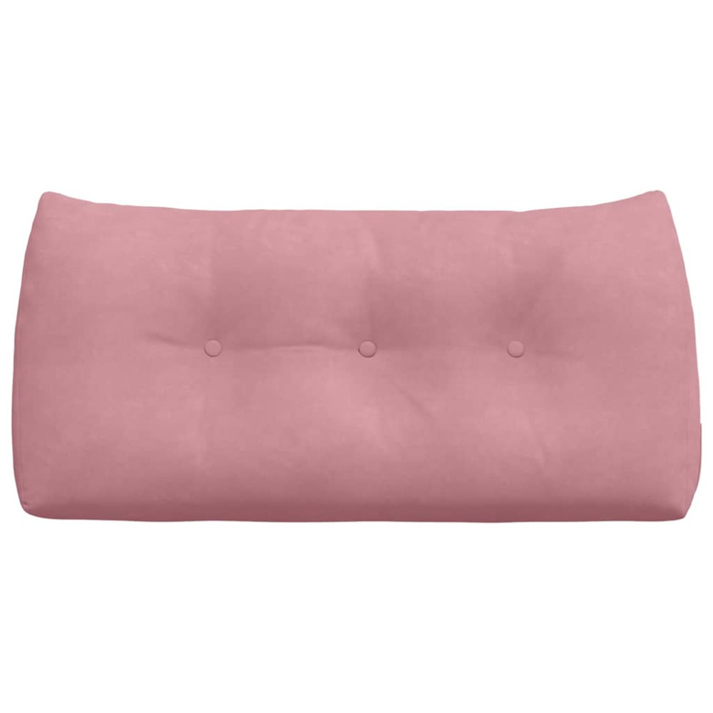 Produktbild för Ryggkudde Rosa 100 x 24 x 50 cm Sammet
