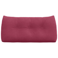 Produktbild för Ryggkudde Vinröd 100 x 24 x 50 cm Sammet