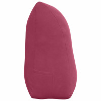 Produktbild för Ryggkudde Vinröd 100 x 24 x 50 cm Sammet