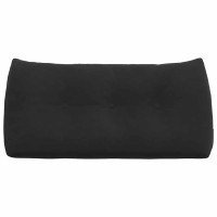 Produktbild för Ryggkudde Svart 100 x 24 x 50 cm Sammet
