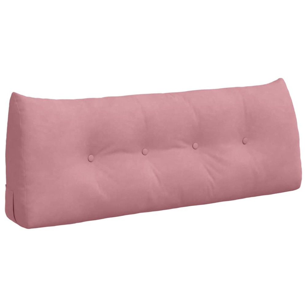 Produktbild för Ryggkudde Rosa 120 x 24 x 50 cm Sammet