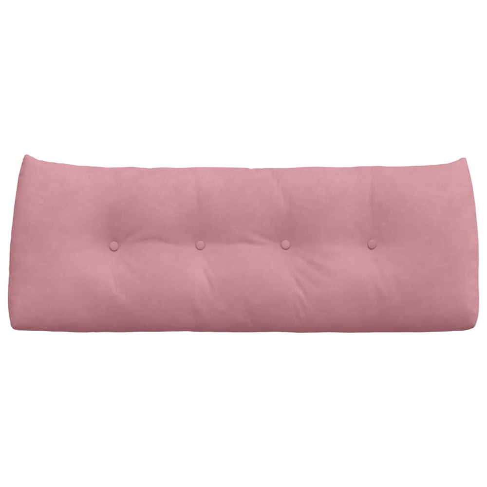 Produktbild för Ryggkudde Rosa 120 x 24 x 50 cm Sammet