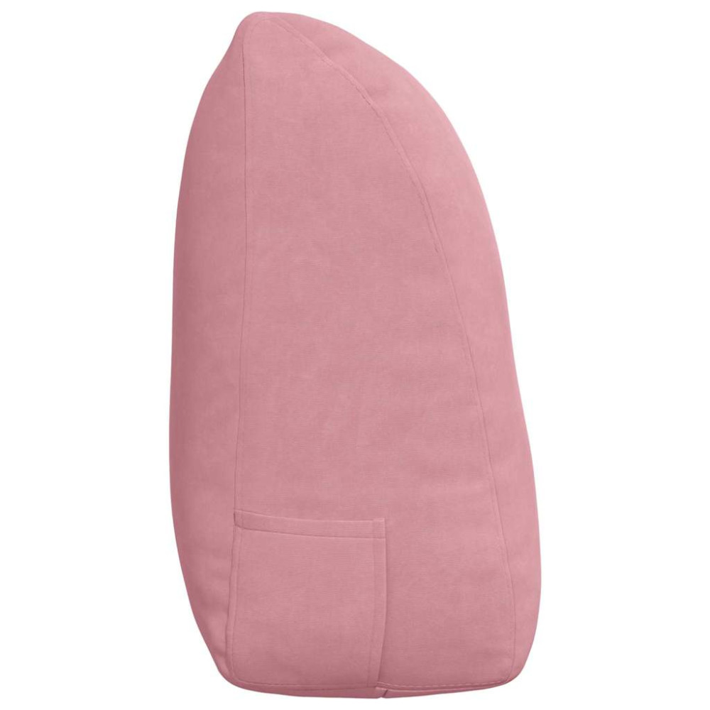Produktbild för Ryggkudde Rosa 120 x 24 x 50 cm Sammet