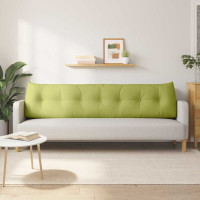 Produktbild för Ryggkudde Ljusgrön 200 x 24 x 50 cm tyg