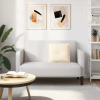 Produktbild för Ryggkudde Kräm 50 x 45 cm Kordread tyg