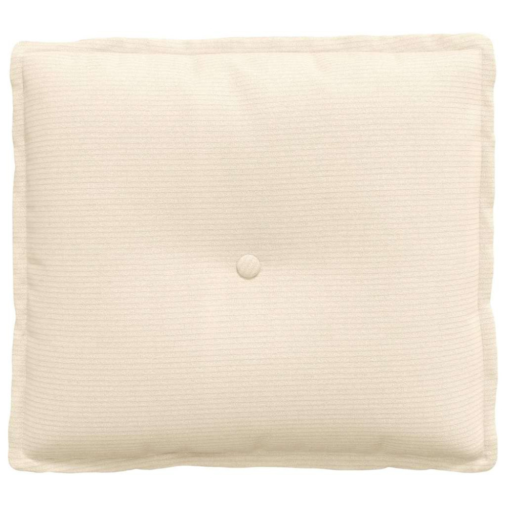 Produktbild för Ryggkudde Kräm 50 x 45 cm Kordread tyg