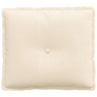 Produktbild för Ryggkudde Kräm 50 x 45 cm Kordread tyg