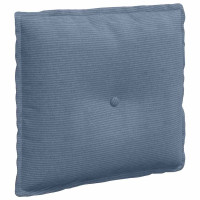Produktbild för Ryggkudde Blå 50 x 45 cm Kordread tyg