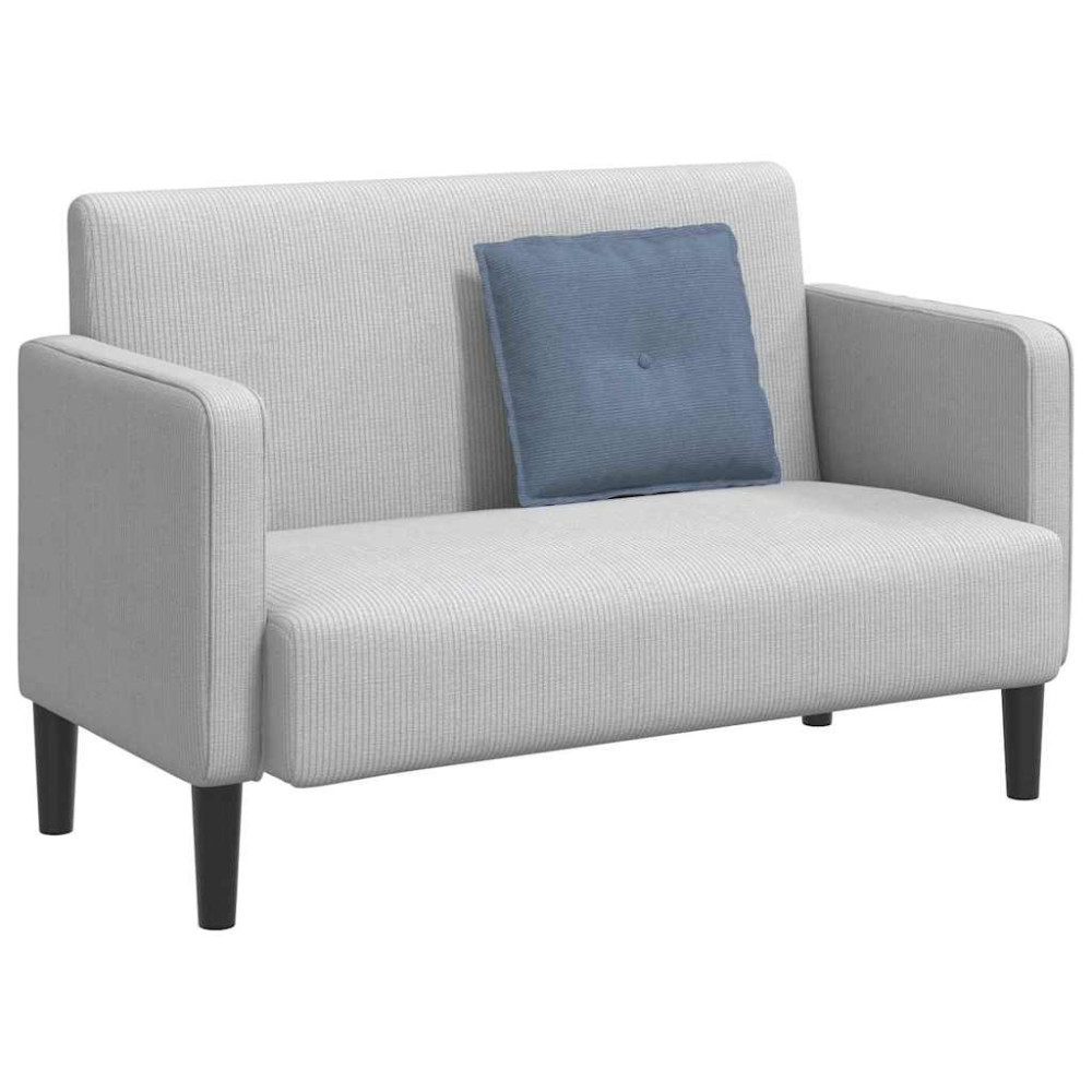 Produktbild för Ryggkudde Blå 50 x 45 cm Kordread tyg