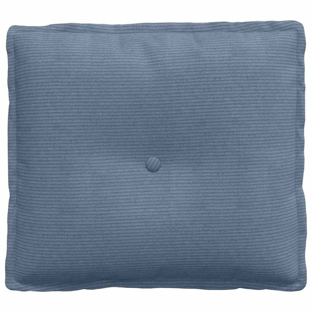 Produktbild för Ryggkudde Blå 50 x 45 cm Kordread tyg