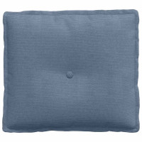Produktbild för Ryggkudde Blå 50 x 45 cm Kordread tyg