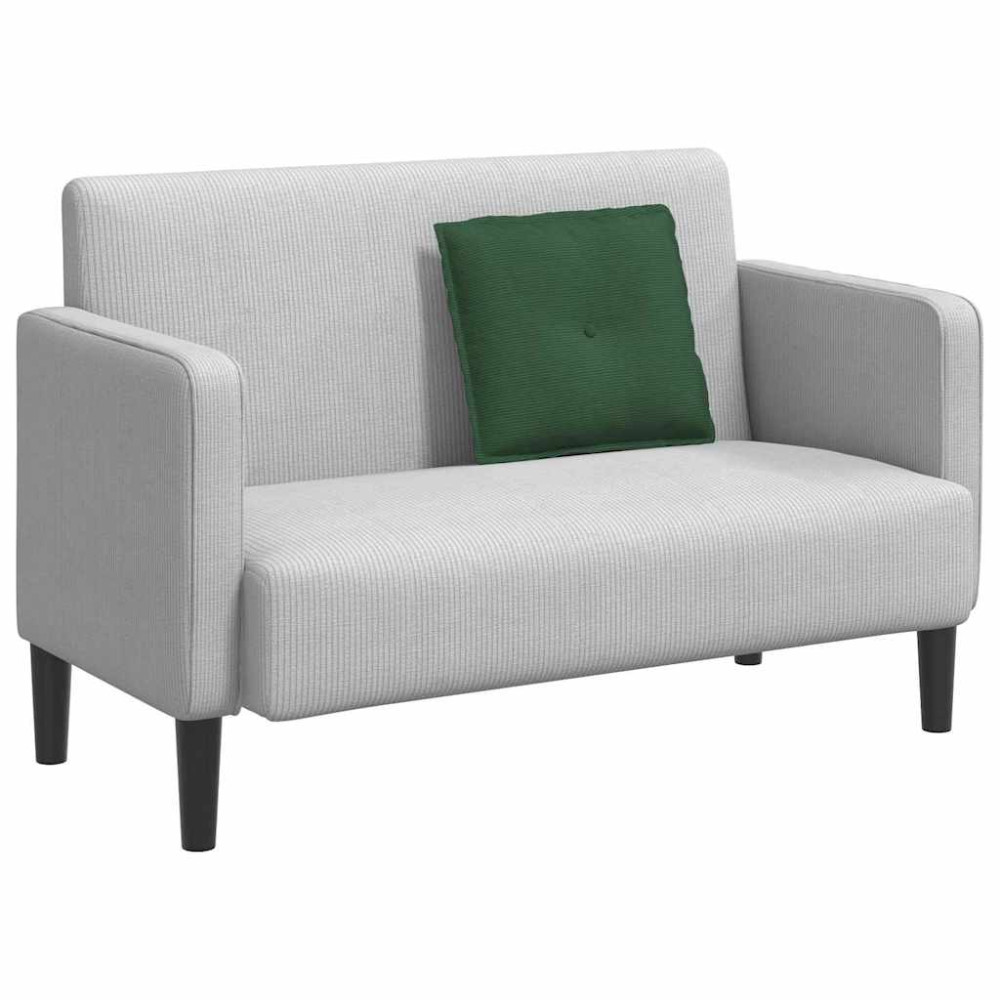 Produktbild för Ryggkudde Jungelgrön 50 x 45 cm Kordread tyg