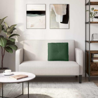 Produktbild för Ryggkudde Jungelgrön 50 x 45 cm Kordread tyg
