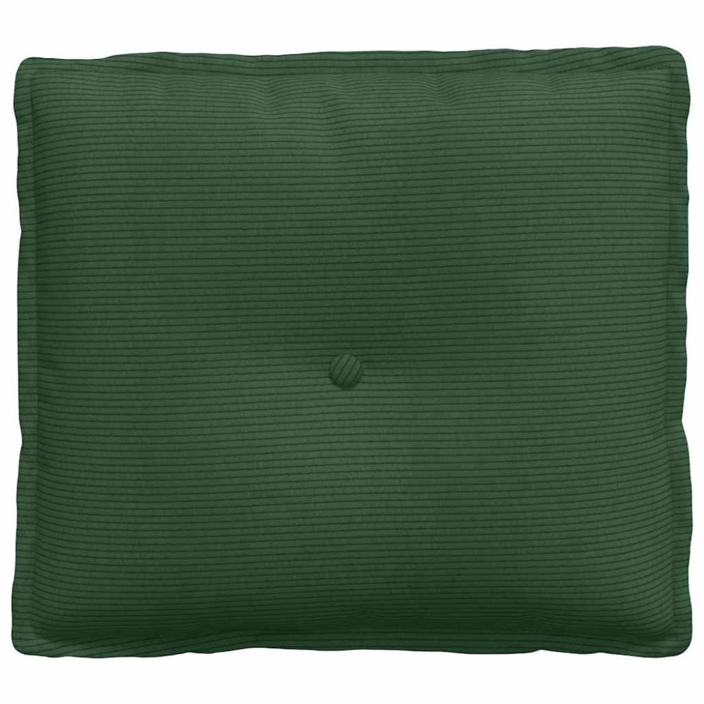 Produktbild för Ryggkudde Jungelgrön 50 x 45 cm Kordread tyg