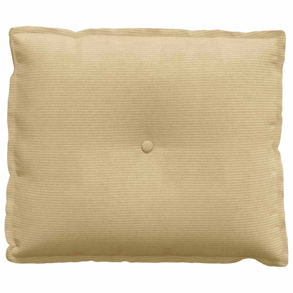 Produktbild för Ryggkudde Grågrön 60 x 50 cm Kordread tyg