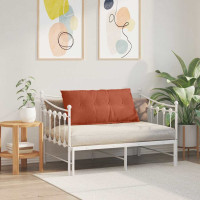 Produktbild för Ryggkudde Röd orange 100 x 50 cm Kordread tyg