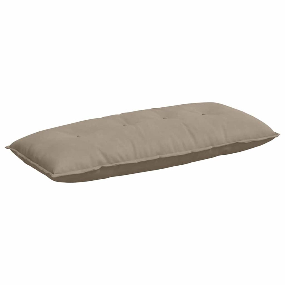 Produktbild för Ryggkudde Taupe 120 x 50 cm Mikrofiber Tyg