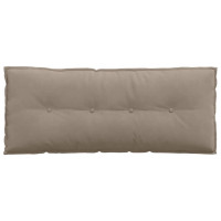 Produktbild för Ryggkudde Taupe 120 x 50 cm Mikrofiber Tyg