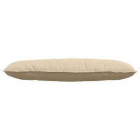 Produktbild för Ryggkudde Kräm 120 x 50 cm Mikrofiber Tyg