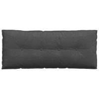 Produktbild för Ryggkudde Mörkgrå 120 x 50 cm Kordread tyg