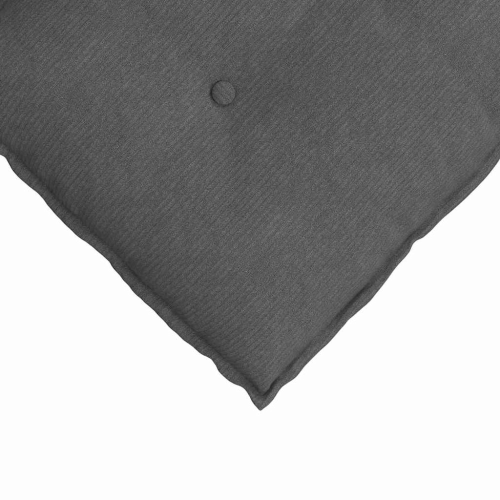 Produktbild för Ryggkudde Mörkgrå 120 x 50 cm Kordread tyg