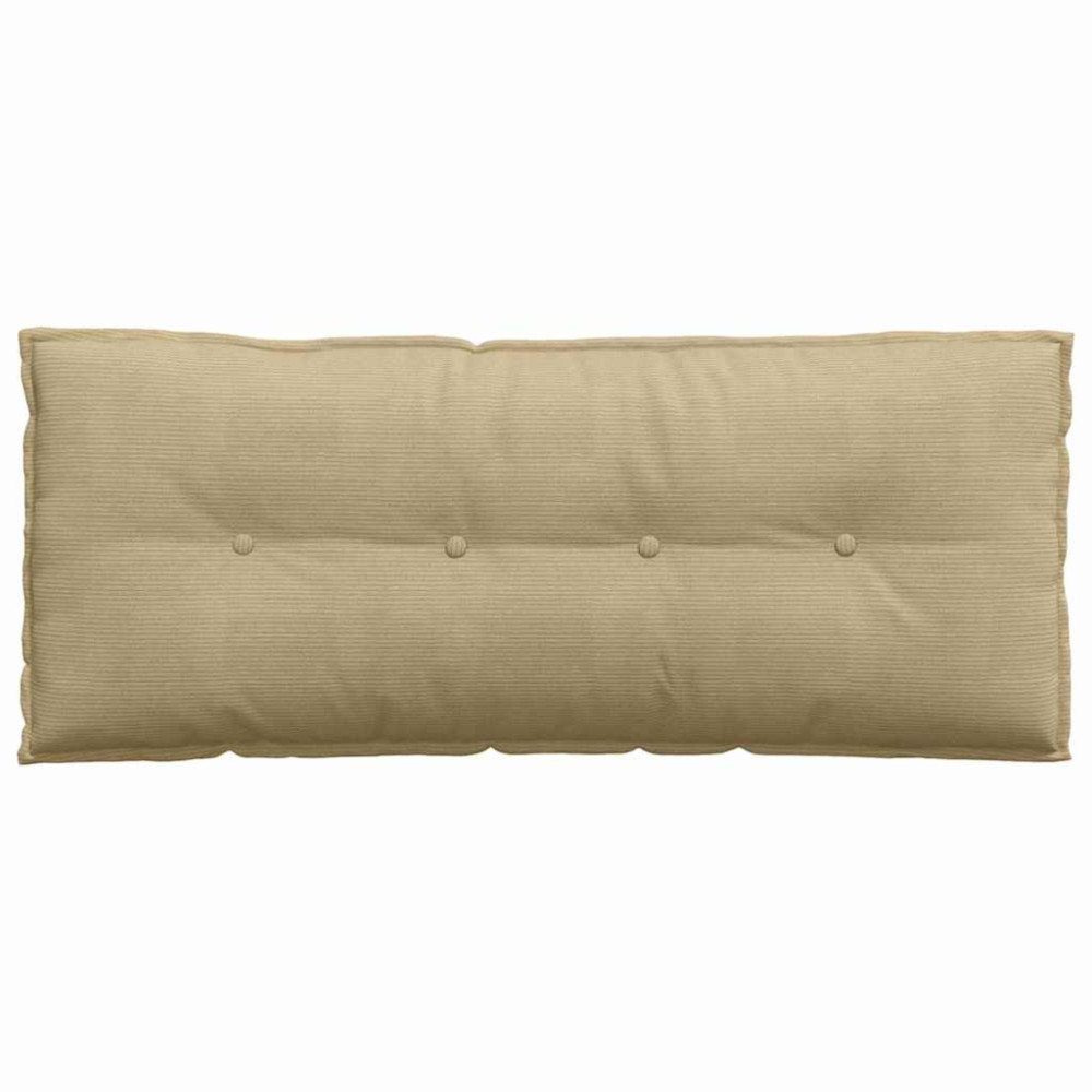 Produktbild för Ryggkudde Grågrön 120 x 50 cm Kordread tyg
