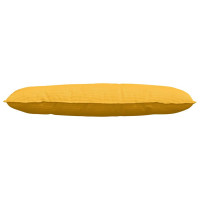Produktbild för Ryggkudde Ljusgul 120 x 50 cm Kordread tyg