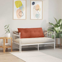 Produktbild för Ryggkudde Röd orange 120 x 50 cm Kordread tyg