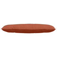 Produktbild för Ryggkudde Röd orange 120 x 50 cm Kordread tyg