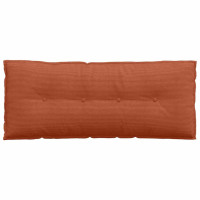 Produktbild för Ryggkudde Röd orange 120 x 50 cm Kordread tyg