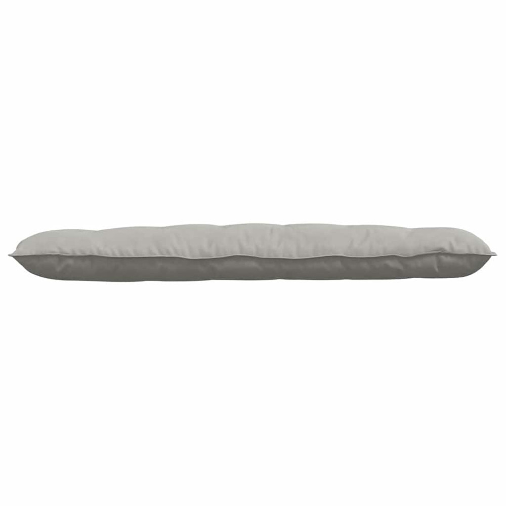 Produktbild för Ryggkudde Ljusgrå 160 x 50 cm Mikrofiber Tyg