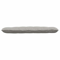 Produktbild för Ryggkudde Ljusgrå 160 x 50 cm Mikrofiber Tyg