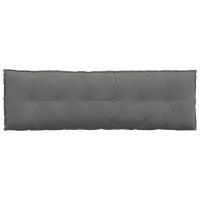 Produktbild för Ryggkudde Mörkgrå 160 x 50 cm Mikrofiber Tyg